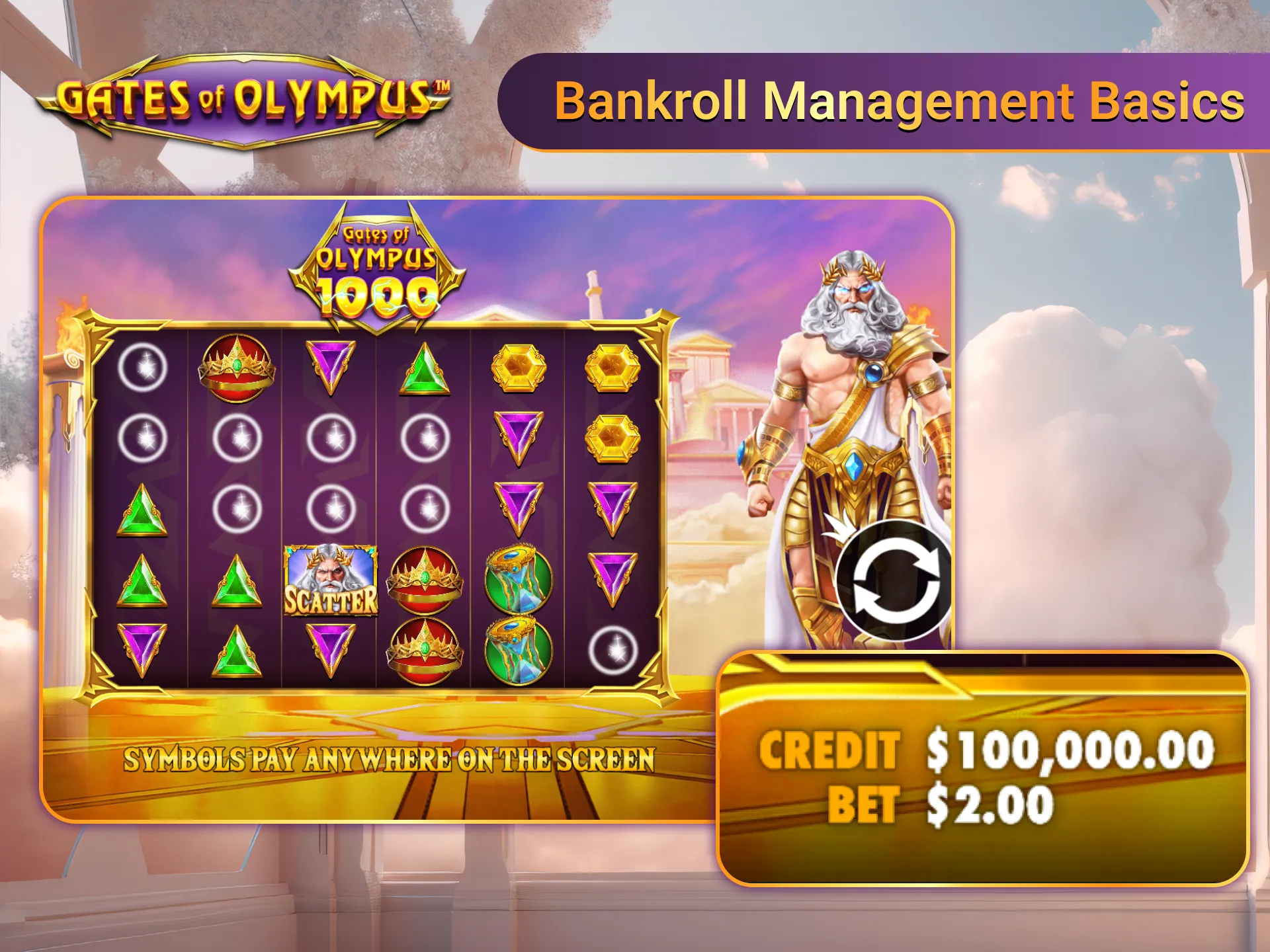 Gates of Olympus manage bankroll and extend your playtime.