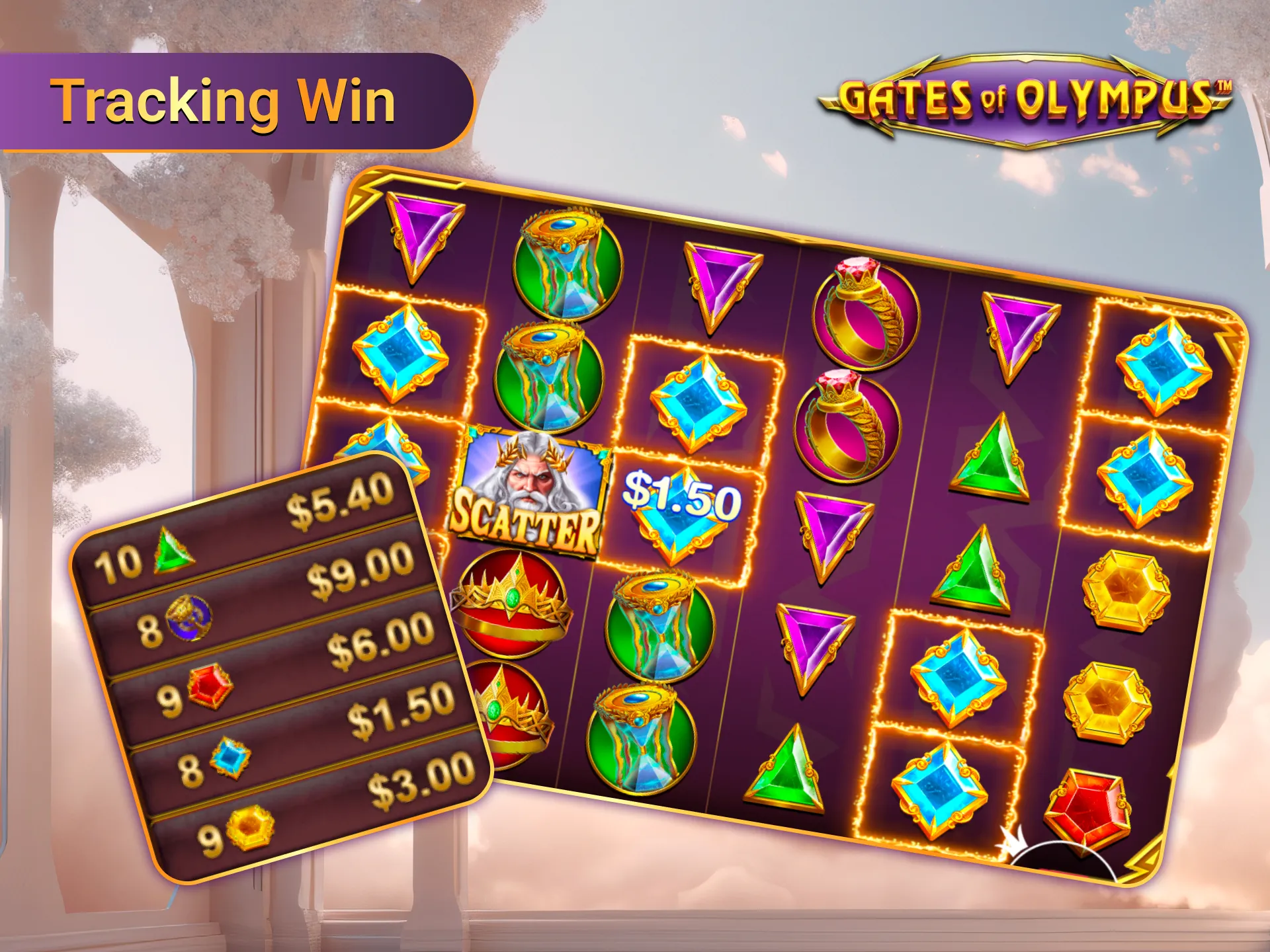 Gates of Olympus track results and improve every session.